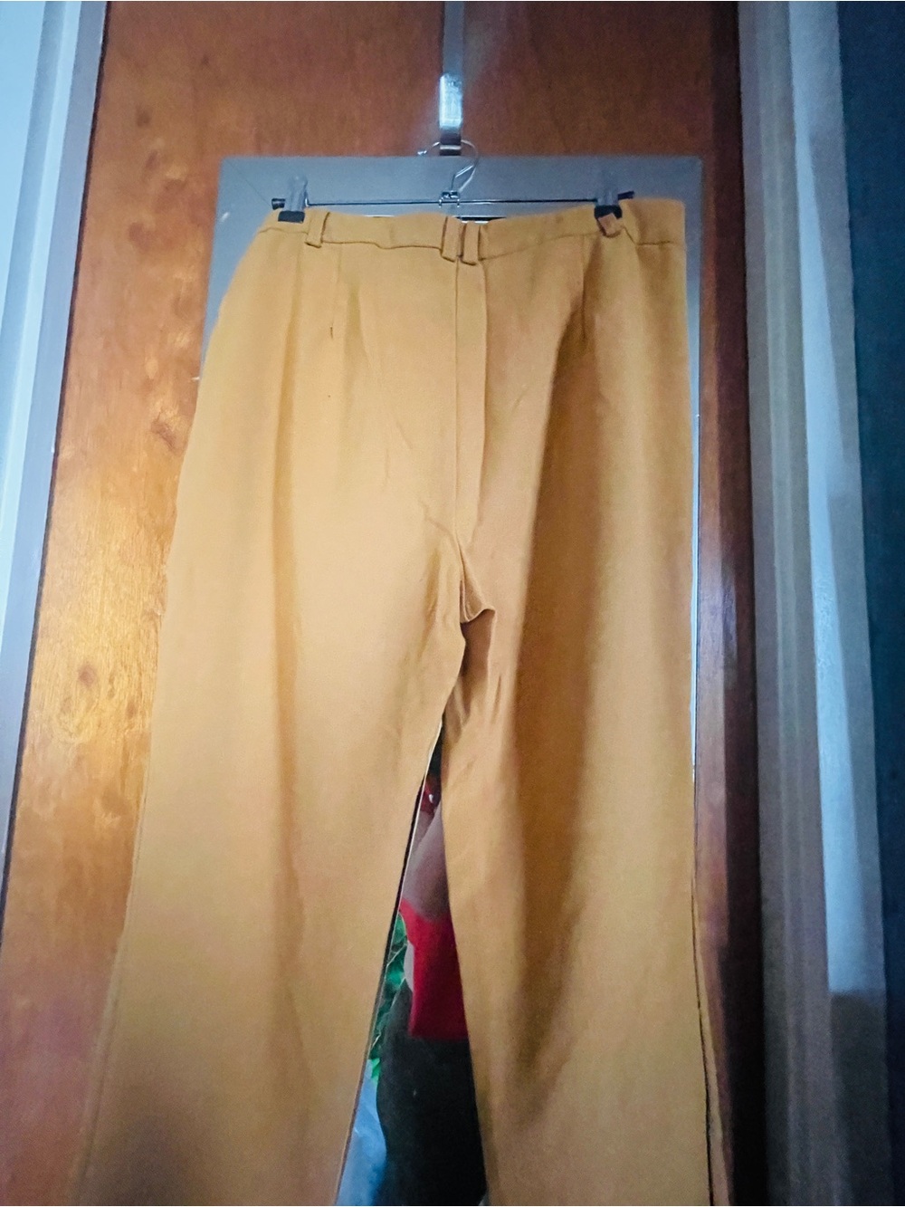 Forever 21 Mustard High Waist Tapered Ankle Trousers 90s Minimalist, size M - Picture 8 of 8